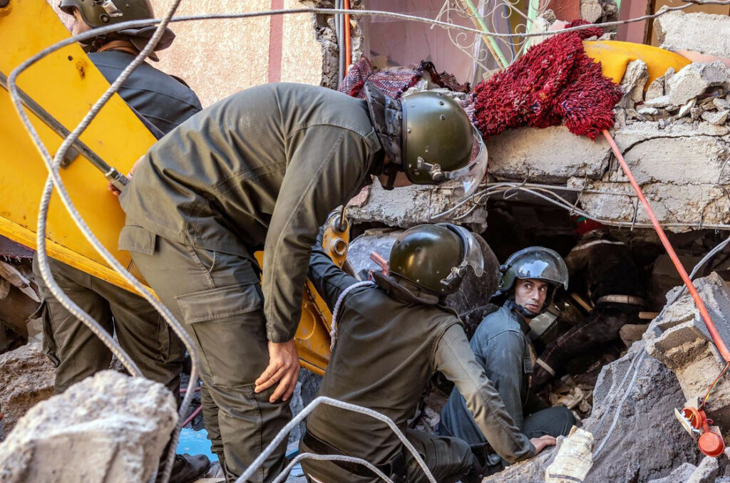 CONTINÚAN LAS TAREAS DE RESCATE EN MARRUECOS